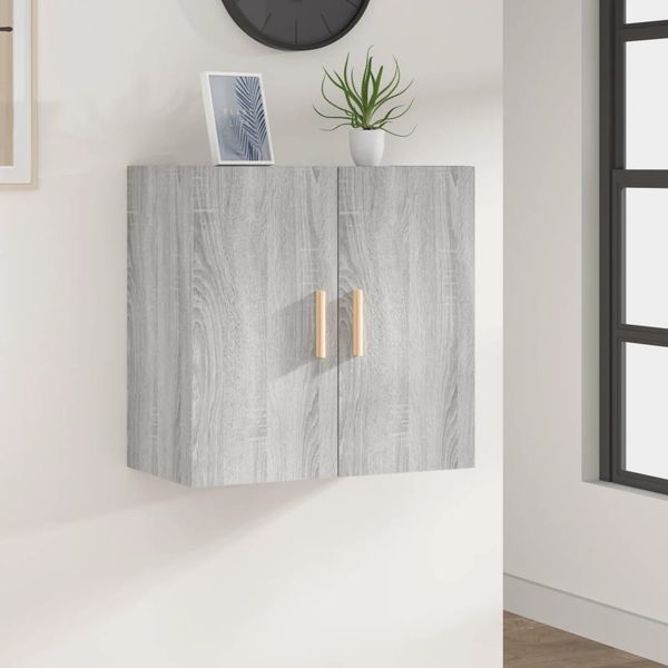 vidaXL Nástenná skrinka sivý dub sonoma 60x30x60 cm spracované drevo