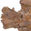 vidaXL socha rýb Teak 40x12x57 cm