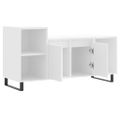 vidaXL TV skrinka biela 100x35x55 cm spracované drevo