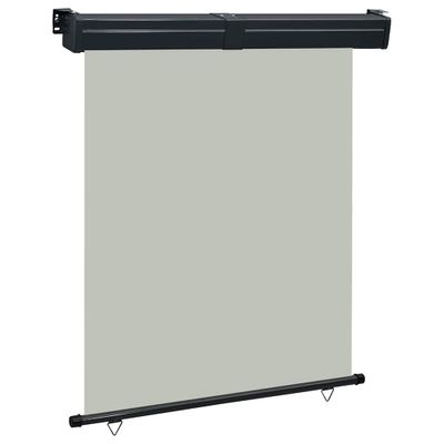 vidaXL Bočná markíza na balkón 145x250 cm sivá