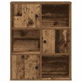 vidaXL Knižnica staré drevo 60x24x76,5 cm kompozitné drevo
