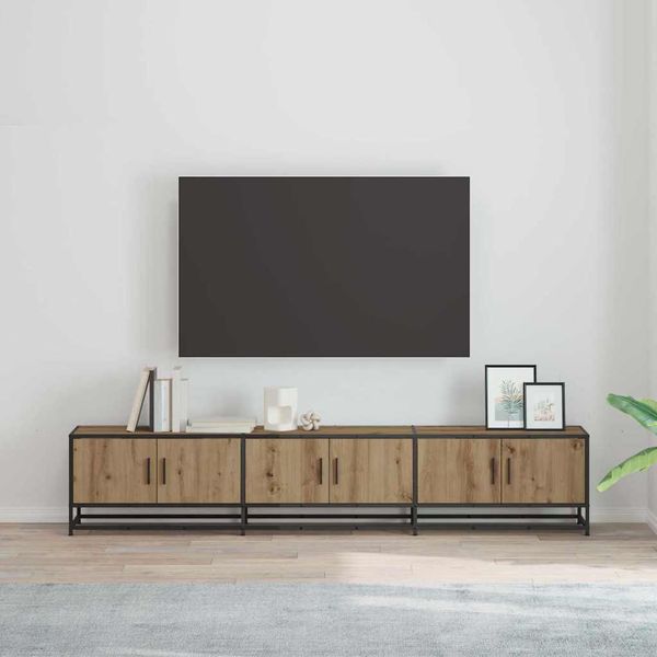 vidaXL TV jednotky 2 pcs Remeselný dub 210 x 35 x 41 cm