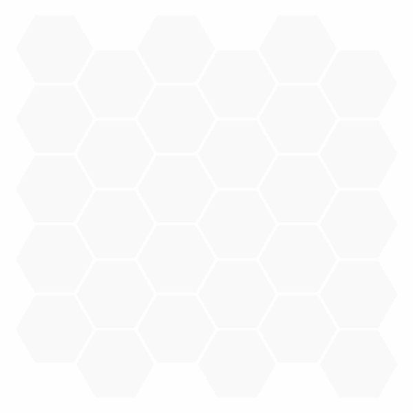 vidaXL Hexagónová dlažba 20 pcs Biela 30 x 30 cm Polyuretán a PET