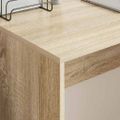 vidaXL Stôl Sonoma dub Kompozitné drevo 109 x 50 x 78 cm
