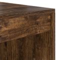 vidaXL Stôl Dymová dub 125,5 x 50 x 127 cm 2 ks