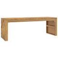vidaXL konferenčný stolík 110x35x38 cm Teakové masívne drevo