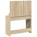 vidaXL Toaletný stolík Sonoma dub 100 x 41 x 135 cm Kompozitné drevo