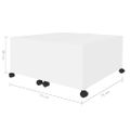 vidaXL Konferenčný stolík biely 75x75x38 cm drevotrieska