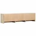 vidaXL TV skriňa s LED 165 x 34 x 40 cm Sonoma dub Konštruované drevo