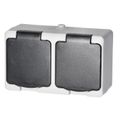 Dvojzásuvka 2x2P+E Orno AQUATIC MINI IP54 OR-OE-7306/WB