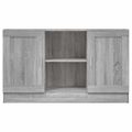 vidaXL Komoda sivý dub sonoma 120x30,5x70 cm spracované drevo