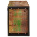 vidaXL Regál na víno Hnedá 120 x 45 x 33 cm Masívne recyklované drevo