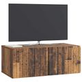 vidaXL Nástenná TV skrinka Nástenný Staré drevo 78,5 x 41 x 30 cm