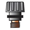 Krátky uzáver elektród pre horáky TIG 17/18/26