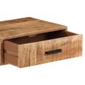 vidaXL Nástenná nočná skrinka 40x30x13,5 cm mangový masív