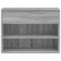 vidaXL Lavica na topánky sivá sonoma 60x30x45 cm spracované drevo