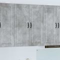 vidaXL Nástenná skrinka PORTO Betónová šedá 80 x 31 x 100 cm
