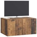 vidaXL Nástenná TV skrinka Nástenný Staré drevo 59,5 x 41 x 30 cm