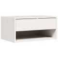 vidaXL Nočný stolík 2 ks Biela 50 x 32,5 x 24 cm Borovicový masív