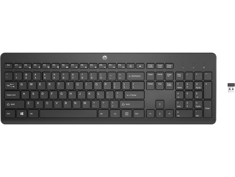 HP 230/Bezdrôtová USB/UK layout/Čierna