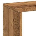 vidaXL Rozdeľovacia knižnica staré drevo 67x25x161,5 cm kompoz. drevo