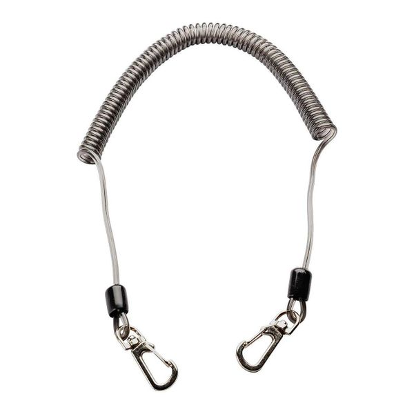 Herbertz 912500 Špirálový kábel s dvojitými karabínami 46cm