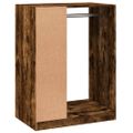 vidaXL Šatník dymový dub 77x48x102 cm kompozitné drevo