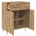 vidaXL Servírovacia skriňa Remeselný dub 69,5 x 34 x 90 cm