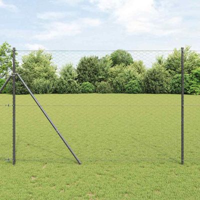 vidaXL Vonkajší šesťuholníkový fénový základný upevňovač 10 x 1,5 m