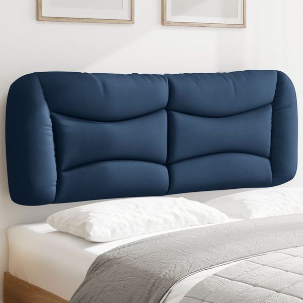 vidaXL Vankúš na čelo postele Hvar modrý 140 cm látka