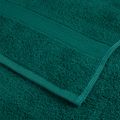 vidaXL Prémiové uteráky do sauny SOLUND 2 ks zelené 80x200cm 600 g/m2