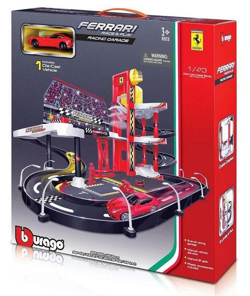 BB30197 Bburago 1/43 FERRARI RACING GARAGE + 1 auto