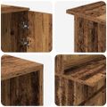 vidaXL Recepčný stôl staré drevo 180x50x103,5 cm kompozitné drevo