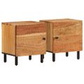 vidaXL Nočné stolíky 2 ks 40x33x46 cm akáciový masív