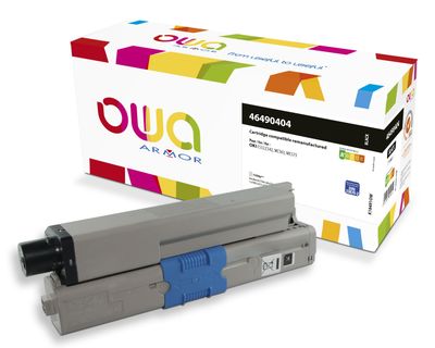 OWA Armor toner kompatibilný s OKI 46490404, 1500st, čierna/black