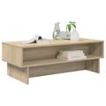 vidaXL Konferenčný stolík Sonoma dub 100 x 46 x 35 cm Kompozitné drevo