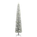 vidaXL Umelý vianočný stromček Zelená 270 cm PVC, oceľ a plast