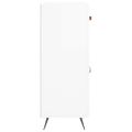 vidaXL Komoda lesklá biela 69,5x34x90 cm spracované drevo