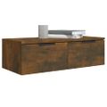 vidaXL Nástenné skrinky 2 ks dymový dub 68x30x20 cm spracované drevo