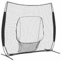 vidaXL Sieť na tréning bejzbalu Čierna 250 x 106 x 209 cm Polyester