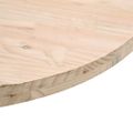vidaXL Stolová doska okrúhla Ø40x3 cm masívna borovica