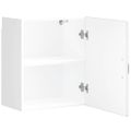 vidaXL kuchynské nástenné skrinky 2 ks "Kalmar" White Engineered Wood