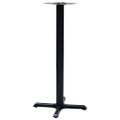 vidaXL Noha pre bistro stôl čierna 56x56x107 cm liatina