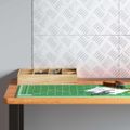 vidaXL Schodový rošt 4 ks 40 x 20 cm Strieborná Hliník Obdĺžnikový