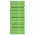 vidaXL Utierky na ruky FROGN 10 ks jablkovo zelené 50x100 cm 360 g/m²