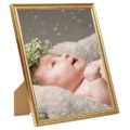 vidaXL Fotorámiky na stôl, koláž 10 ks, zlaté 20x25 cm, MDF