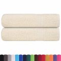 vidaXL Sprchové osušky FROGN 2 ks krémové 70x140 cm 360 g/m²
