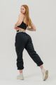 Bandeau športová podprsenka Back Check Black - NEBBIA, veľkosť M, veľkosť oblečenia M
