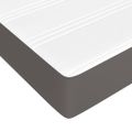 vidaXL Boxspring posteľ s matracom sivá 180x200 cm umelá koža