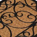 vidaXL Rohožka obdĺžniková 45x75 cm guma a kokosové vlákno